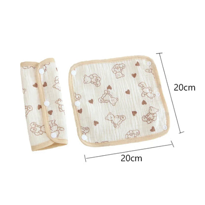 Baby Safety Belt Accessories Soft Cushion Shoulder Strap Cover Baby Waist Stool Drooling Bib Baby Strap Bib