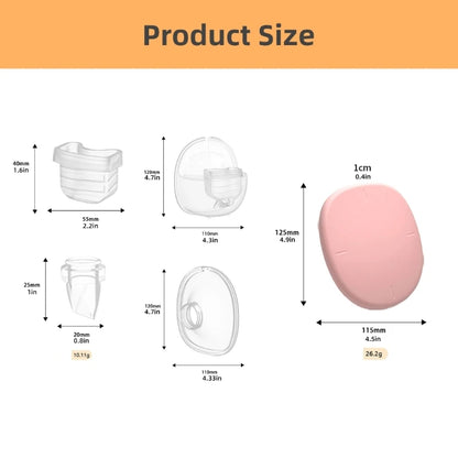 Bride 5 en 1, diaphragme en silicone et collecteur de lait, valves à bec de canard, corne pour tire-lait électrique S21 S18, accessoires de remplacement