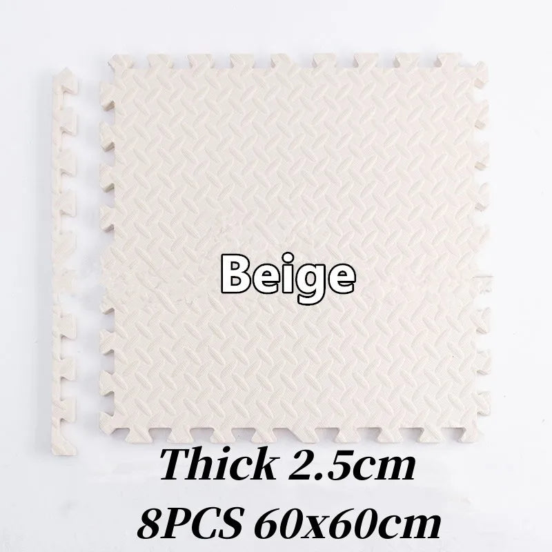 60x60cm Tatame Baby Play Mat Activities Mat for Baby Play Mat 8PCS Baby Game Mat Puzzle Mat Play Mats Baby Mat Baby's Floor Mat