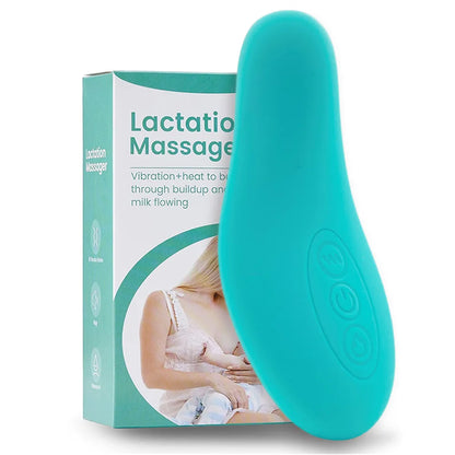 Masseur d'allaitement chauffant pour l'allaitement, l'allaitement, le pompage du lait, les canaux obstrués, la mastite, l'engorgement et l'écoulement du lait