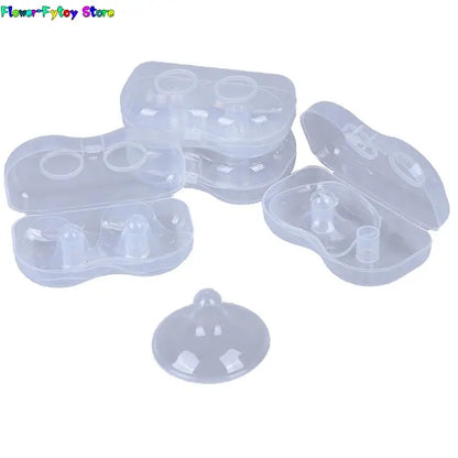 2pcs Silicone Nipple Protectors Feeding Mothers Nipple  Protection Cover Breastfeeding Mother Milk Silicone Nipple