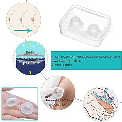 Correcteur de mamelon en silicone souple, aspirateur de mamelon, extracteur de mamelon, rétraction plate inversée, traitement de mamelon, redressement