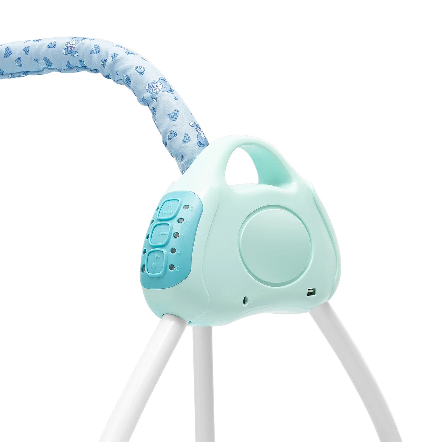Electric Baby Cradle Folding Baby Swing With 5 Speed Settings And 12 Music Bluetooth Baby Rocker For 0-18 Months 0-25 kg Load