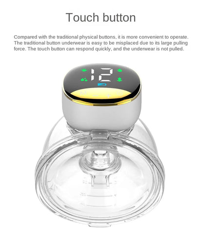 Nouveau tire-lait électrique portable LCD, automatique, mains libres, silencieux, rechargeable par USB, extracteur de lait pour bébé, allaitement maternel, sans BPA