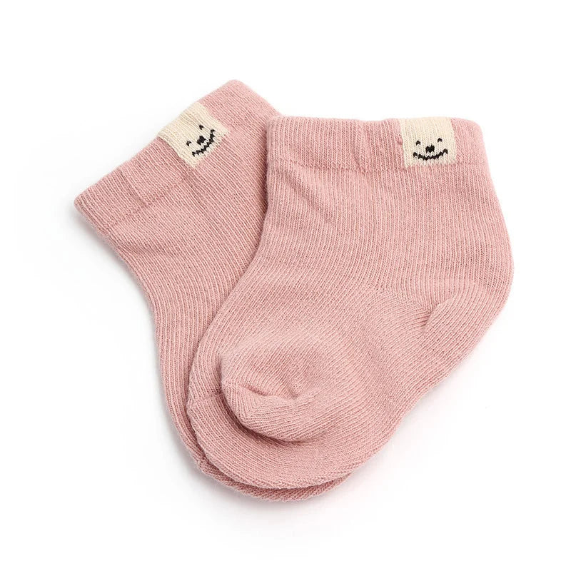 1 paire de chaussettes unisexes en coton pour bébé, nouvelle collection printemps-automne, tendance, mignonnes, couleur bonbon