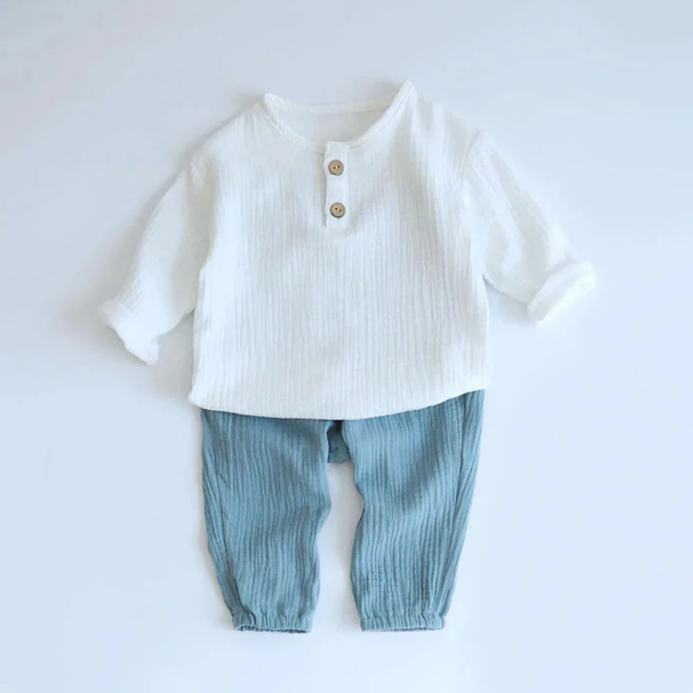Ensemble de vêtements d'été pour bébé garçon, 2 pièces, t-shirts et shorts à manches courtes, pour bébé fille