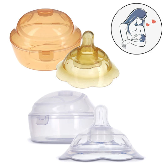1 protège-tétons en silicone pour allaiter, protège-tétons portable anti-débordement