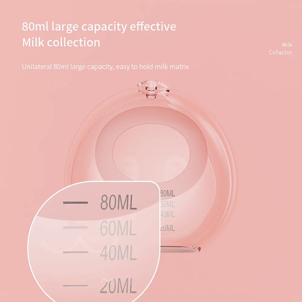 1 housse de tire-lait portable et dissimulée, mains libres, en silicone transparent, pour les mères qui allaitent, pratique