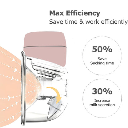 1 tire-lait portable mains libres électrique entièrement automatique intégré tire-lait portable allaitement indolore
