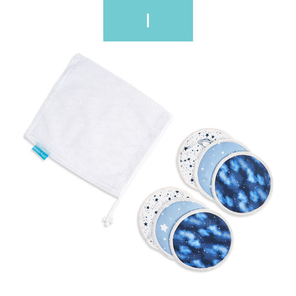 Coussinets d'allaitement en bambou super absorbants HappyFlute, à utiliser avec un sac à linge, coussinets d'allaitement lavables et imperméables, coussinets d'allaitement réutilisables
