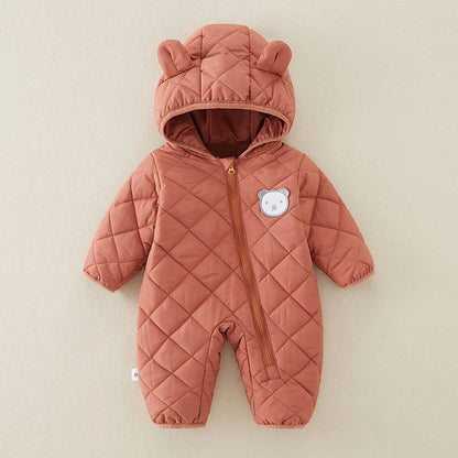 Les nourrissons et les jeunes enfants sortent en hiver avec des manteaux épais en coton à capuche Vêtements d'extérieur pour hommes et femmes Bébé Bébé fille Personnel