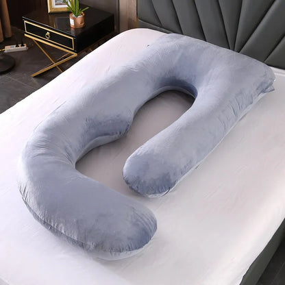 3kg 6.6lb J Pregnancy Pillow for Pregnant Women Sleep Nursing Maternity Full Body Support for Back Belly Hip Leg Removable Cover