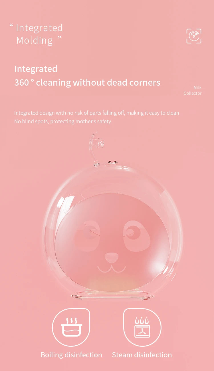 1 housse de tire-lait portable et dissimulée, mains libres, en silicone transparent, pour les mères qui allaitent, pratique