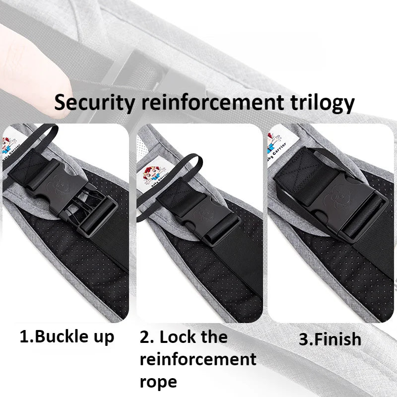 Kids Waist Stool with Waist Protection Baby Strap Holding Adjustable Baby Carrier Front Holding Type Big Baby Holding Holding