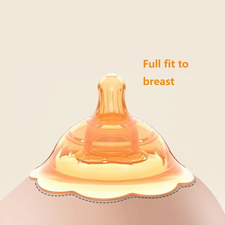 1 protège-tétons en silicone pour allaiter, protège-tétons portable anti-débordement