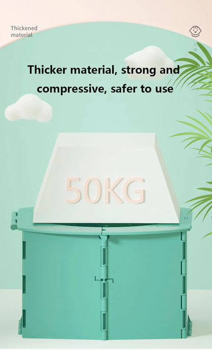 Portable Potty Child Travel Baby Pot Foldable Children's Potty Training Seat Easy to Clean Toilet Child Potty Training Seat