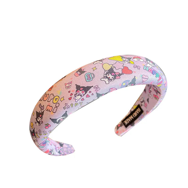 Sanliou Children's Cute Kuromi Headbands for Girls, Anti slip Headbands for Girls, bangs, Hair Breakers Artifactgift