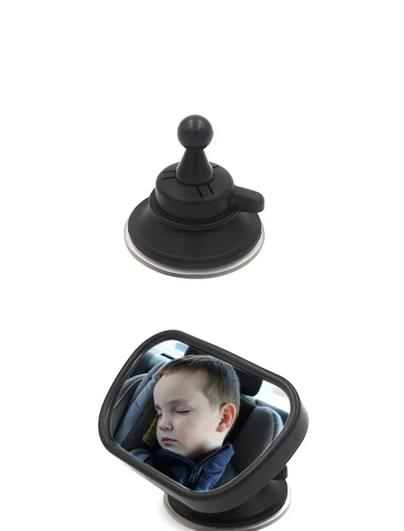 2 In 1 Kids Monitor Baby Rear View Mirror In-Car Baby Observation Mirror Car Rear Seat Child Safety Mirror Easy Installation