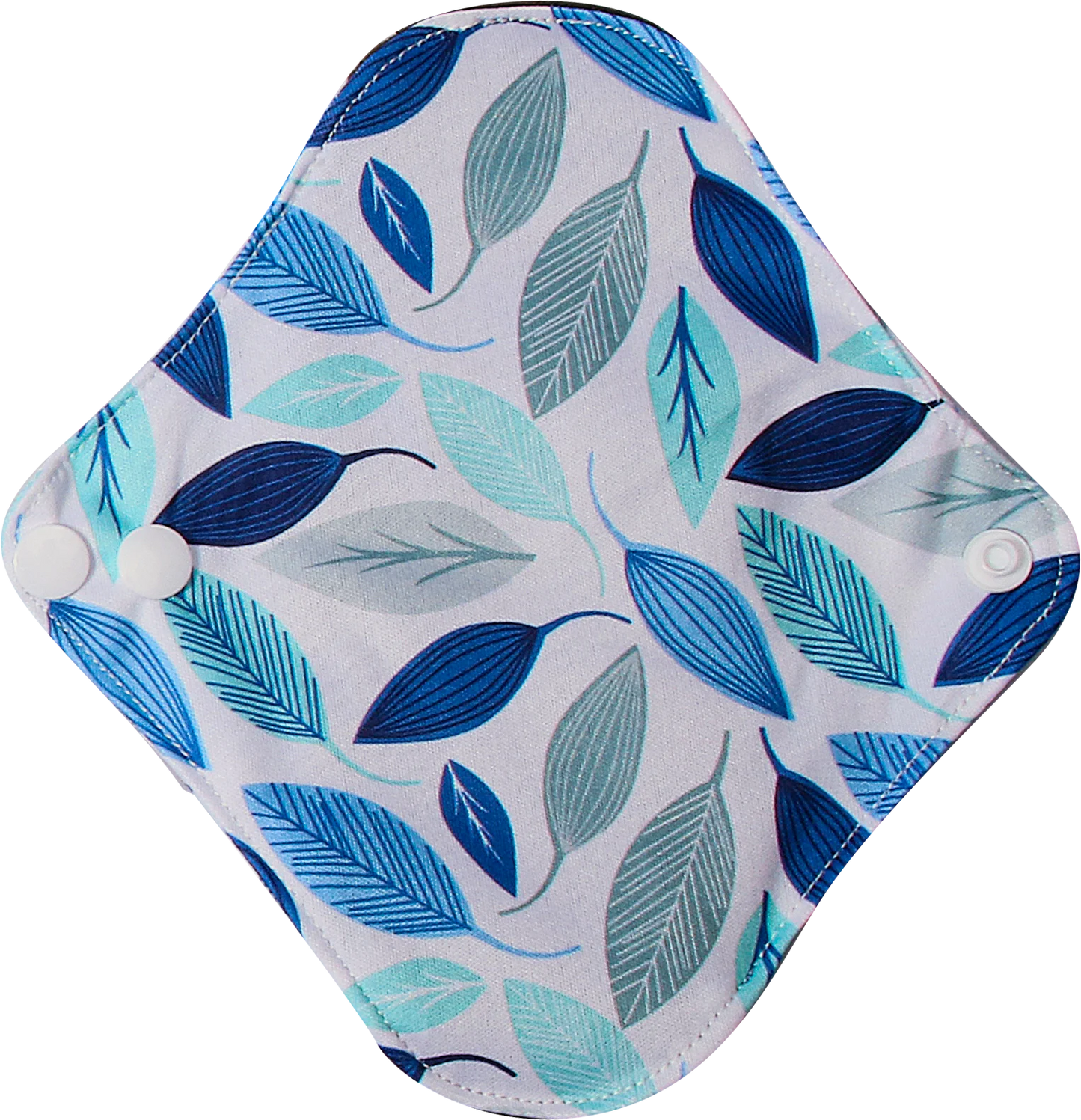 Serviettes hygiéniques en tissu, taille 18 x 18 cm, protège-slips lavables et réutilisables, avec intérieur en charbon de bambou