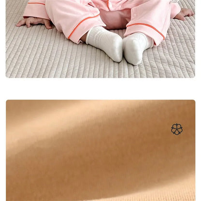 Pyjama en coton doux et respirant pour bébé, vêtements de nuit pour enfants, garçons et filles, printemps-automne