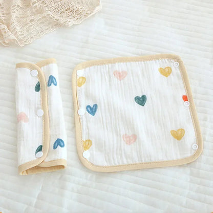 Baby Safety Belt Accessories Soft Cushion Shoulder Strap Cover Baby Waist Stool Drooling Bib Baby Strap Bib