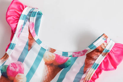 Maillots de bain pour bébé fille, ensemble bikini d'été, protection solaire, mignon, floral, pour tout-petits, maillots de bain une pièce pour la plage