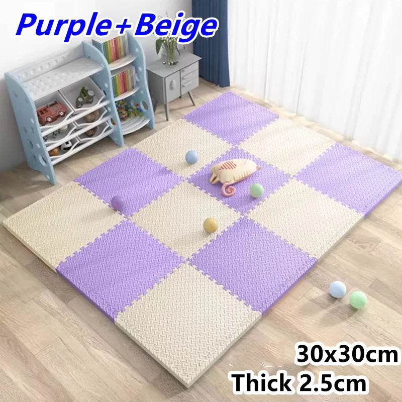 8PCS Tatame Gyms & Playmats Baby Floor Mat Floor Noise Tatamis for Babies Sound Deadening Mat Puzzle Mat Baby Play Gym Mat