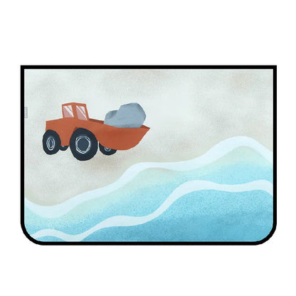 Magnetic Curtain In The Car Window Sunshade Cover Cartoon Universal Side Window Sunshade UV Protection For Kid Baby Children