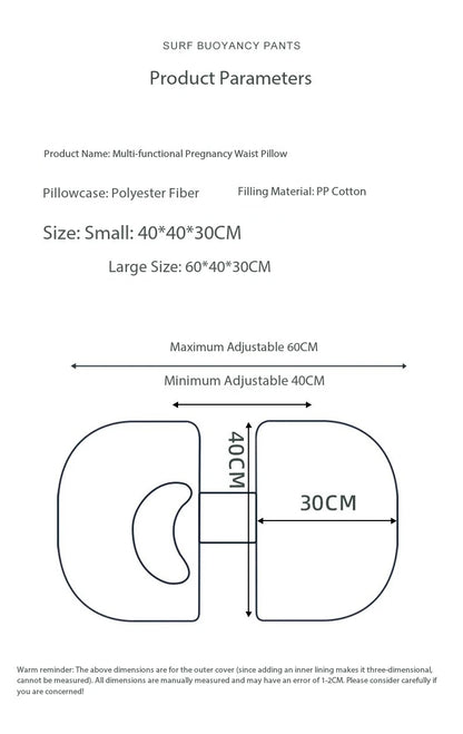 Coussin de soutien abdominal en coton pour femmes enceintes, multifonctionnel et doux, idéal pour la grossesse et la maternité