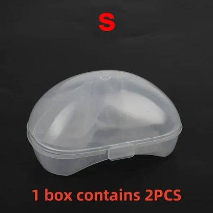 Lot de 2 protège-mamelons d'allaitement en silicone souple