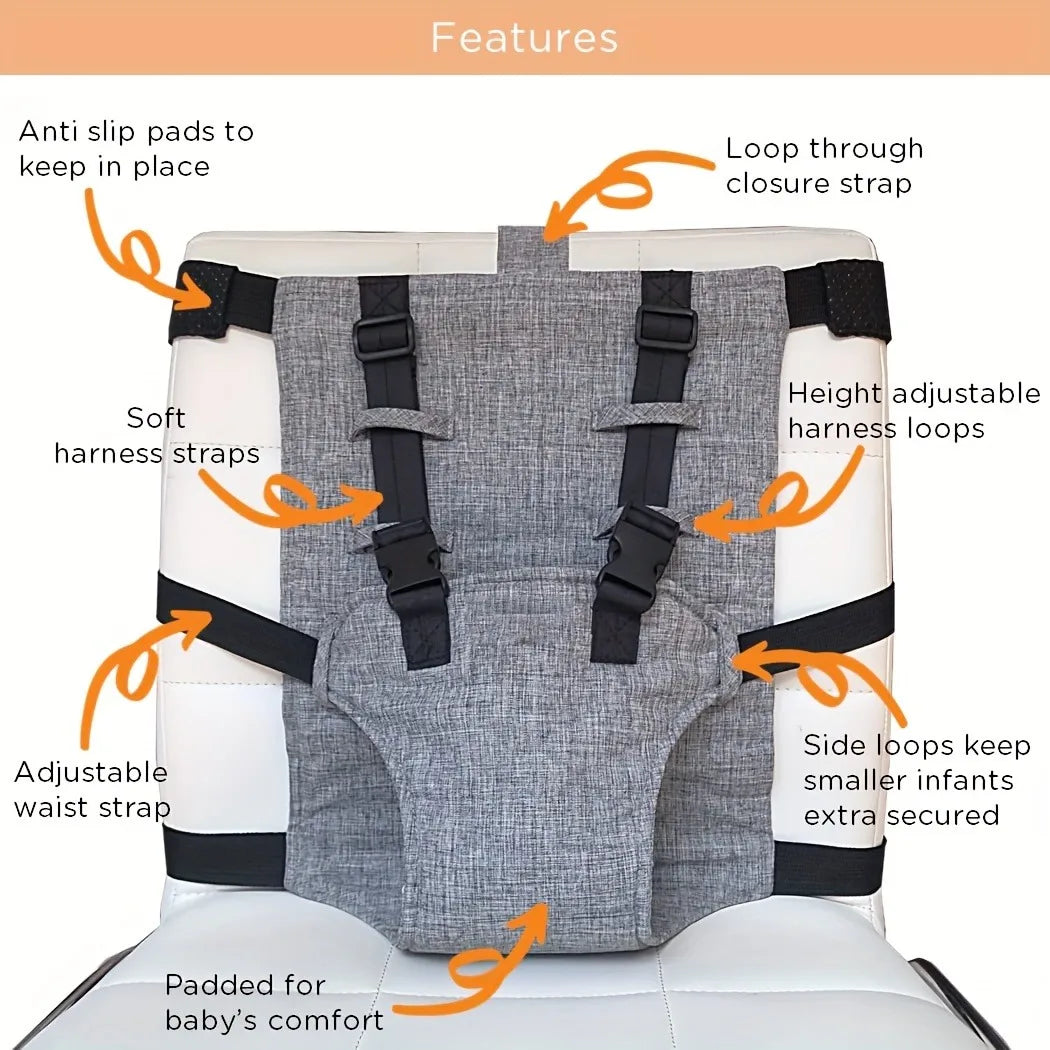 Child Chair Safety Belt Stop Babies Slipping Falling Baby Dining Chair Seat Belt Adjustable Kids Feeding Safety Protection Guard