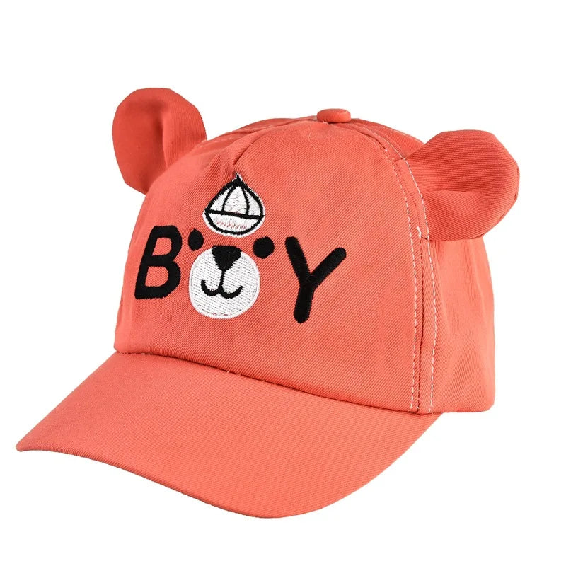 Cute Dinosaur Baby Bucket Hat Summer Newborn Baseball Cap Outdoor Beach Kids Baby Boy Girl Cartoon Bear Sun Hats Bonnets