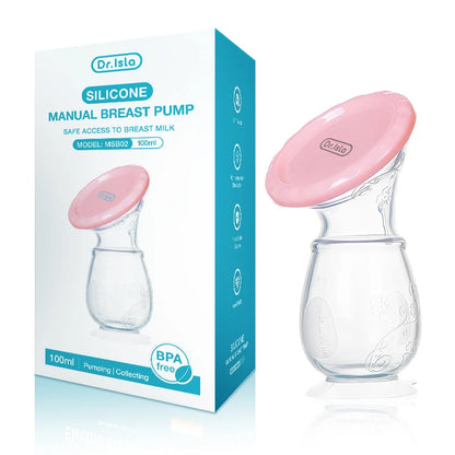 MAMIJOY Tire-lait manuel Alimentation bébé Tire-lait manuel Collecteur de sein Correction automatique Lait maternel Pompes en silicone