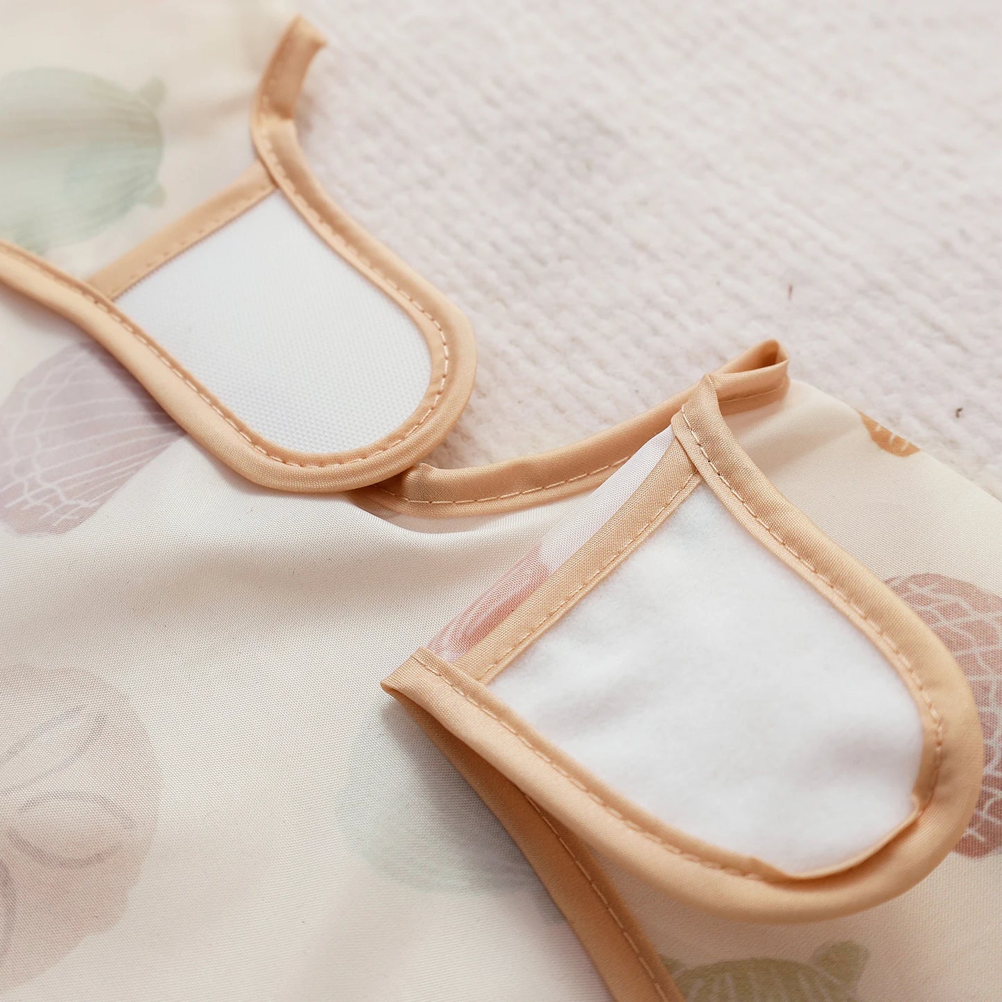 Kangobaby #My Soft Life#Waterproof Baby Long Sleeve Feeding Bib Fashion Full Body Cover