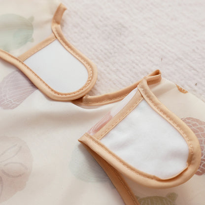 Kangobaby #My Soft Life#Waterproof Baby Long Sleeve Feeding Bib Fashion Full Body Cover