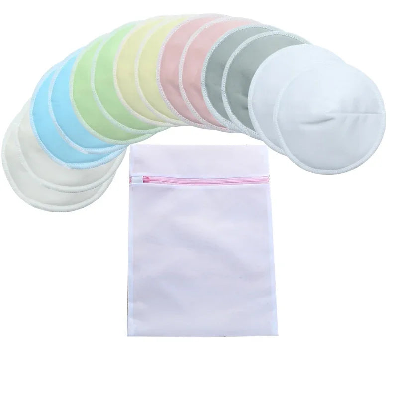 Lot de 4 paires de coussinets d'allaitement réutilisables de haute qualité, doux pour la peau des femmes enceintes, lavables après l'accouchement, accessoire d'allaitement