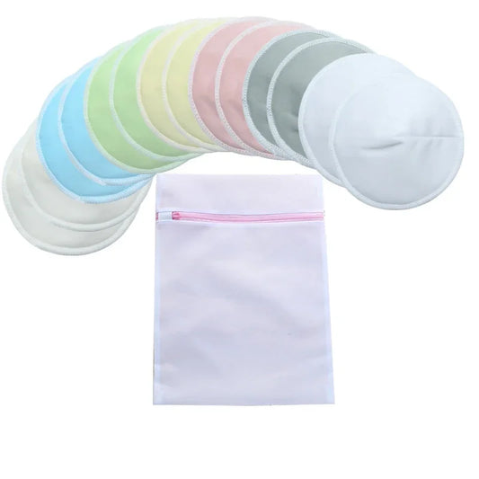 Lot de 4 paires de coussinets d'allaitement réutilisables de haute qualité, doux pour la peau des femmes enceintes, lavables après l'accouchement, accessoire d'allaitement