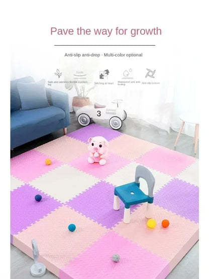 30×30x1.0cm Anti-slip Thickening Puzzle Mat Carpet for Baby Children's Room Game Playing Activity & Livingroom & Bedroom