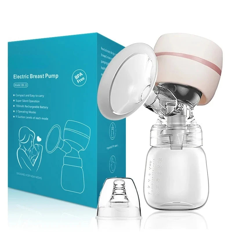 Tire-lait électrique automatique, rechargeable par USB, portable, silencieux, puissant, sans BPA
