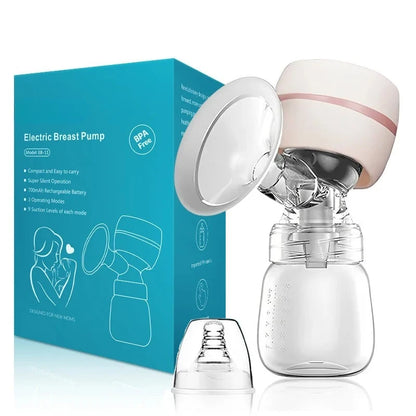 Tire-lait électrique automatique, rechargeable par USB, portable, silencieux, puissant, sans BPA