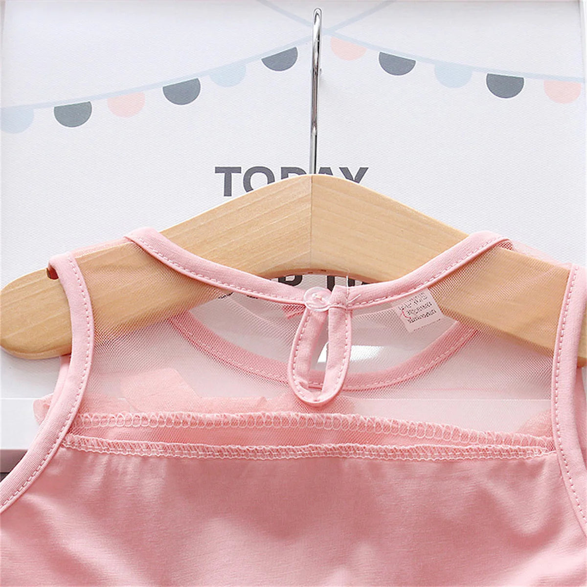 Robe d'été pour fille de 0 à 3 ans, couleur unie, style princesse, en maille, sans manches, longueur genou