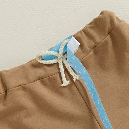 Ensemble 2 pièces pour bébé garçon de 1 à 5 ans, vêtements d'automne à carreaux, chemise à manches longues et pantalon à bande élastique