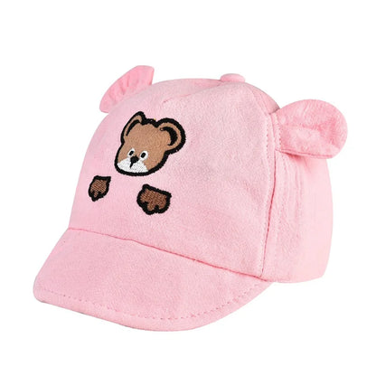 Cute Dinosaur Baby Bucket Hat Summer Newborn Baseball Cap Outdoor Beach Kids Baby Boy Girl Cartoon Bear Sun Hats Bonnets