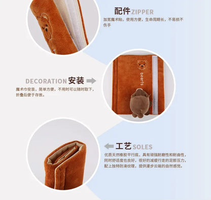Cartoon Car Seat Belt Cover Universal Auto Seat Belt Shoulder Pad Cushion Protector Safety Protection Warm Flannel Interior Seat