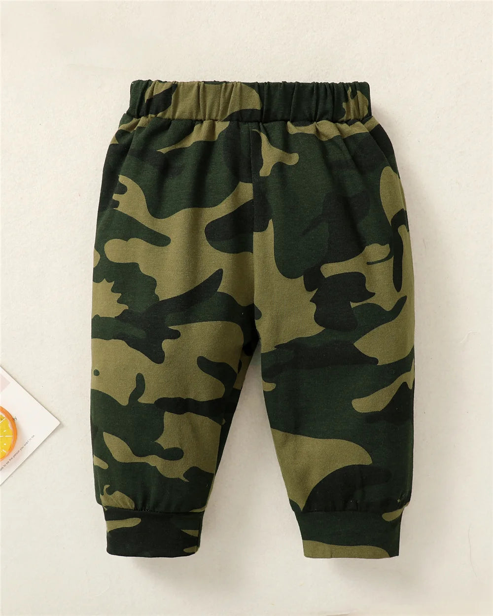 Ensemble 3 pièces pour nouveau-né garçon de 0 à 18 mois, barboteuse à manches courtes et pantalon camouflage avec chapeau, tenue décontractée