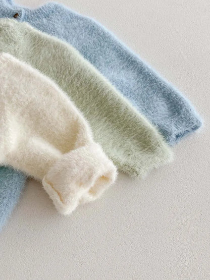 Combinaison en peluche super mignonne pour nouveau-né, automne et hiver, vêtements pour bébés garçons et filles, combinaison douce