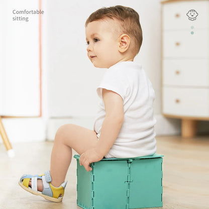 Portable Potty Child Travel Baby Pot Foldable Children's Potty Training Seat Easy to Clean Toilet Child Potty Training Seat