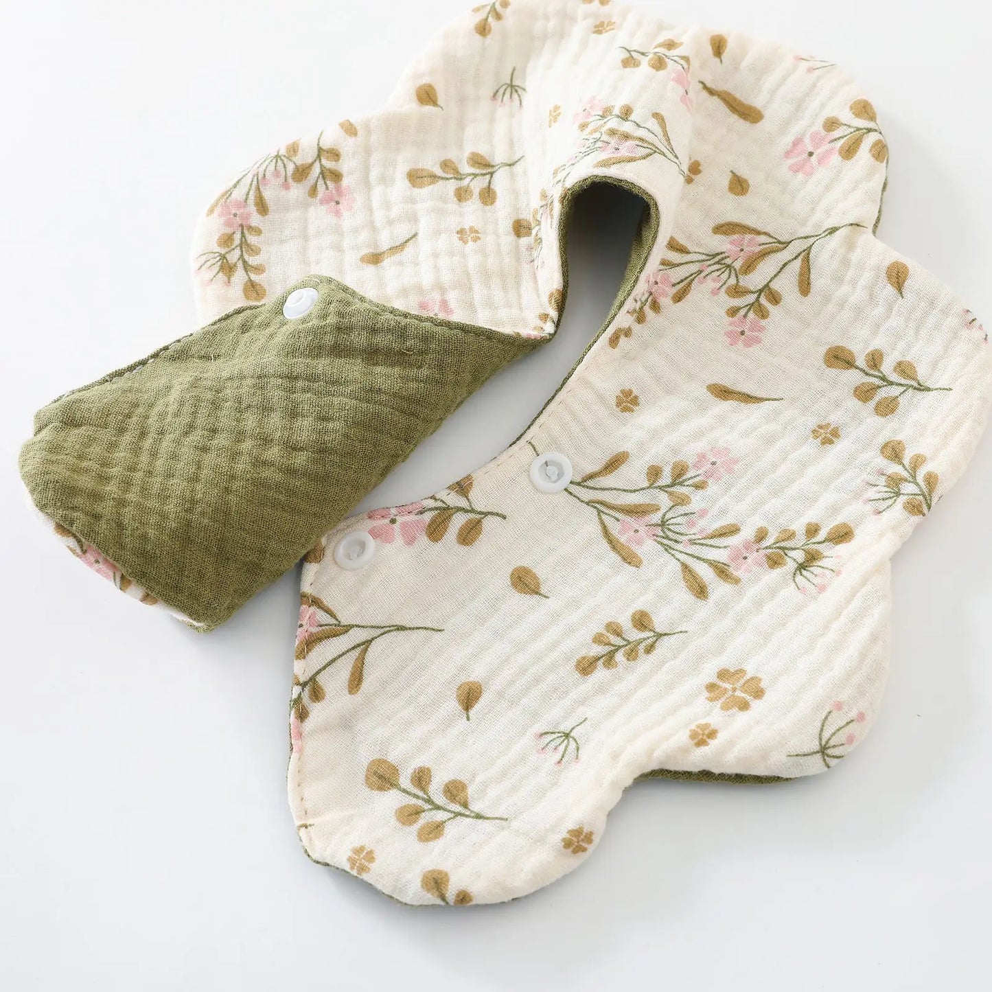 New 6 Layers Cotton Two-sided Usable Baby Feeding Drool Bib Cute Infants Saliva Towel Burp Cloth For Newborn Toddler Kids Bibs