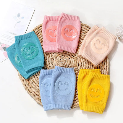 Accessoires pour bébé Genouillères Jambières Guêtres Sécurité Sourire Fille Garçon Enfants Ramper Coudières Genouillères Glissades Tout-petits Protecteur Nourrisson