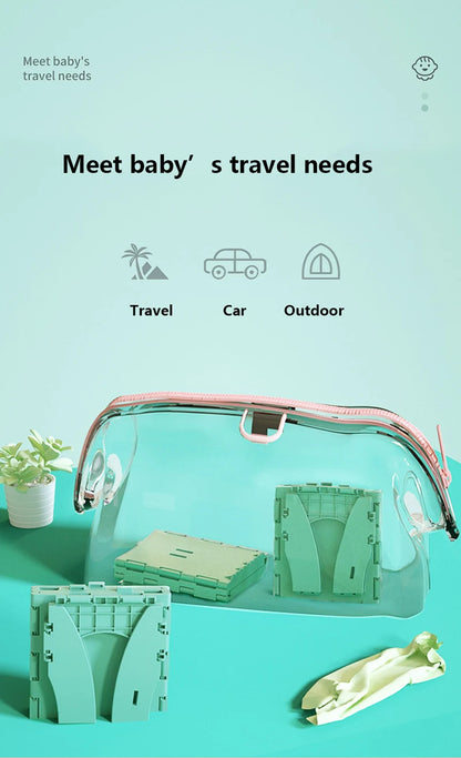Portable Potty Child Travel Baby Pot Foldable Children's Potty Training Seat Easy to Clean Toilet Child Potty Training Seat
